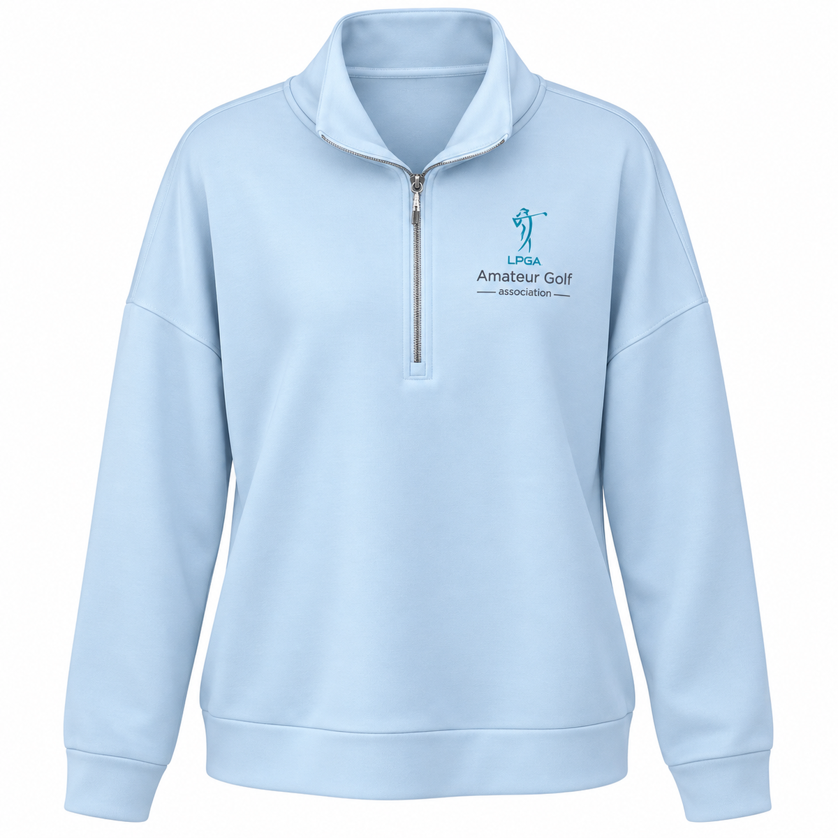 1/4 Zip Buttery Soft Pullover - Baby Blue