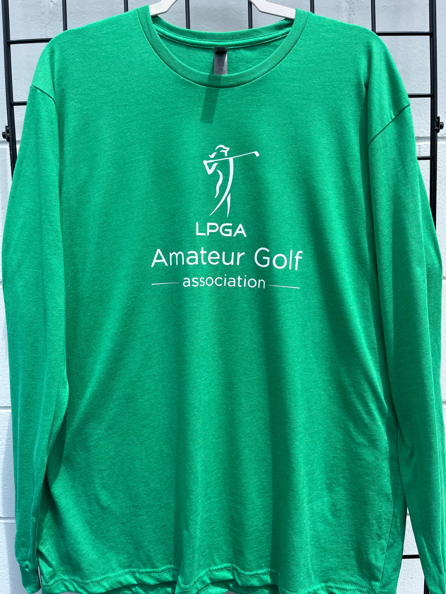 Long Sleeve Cotton Tee Shirt Green Unisex Fit