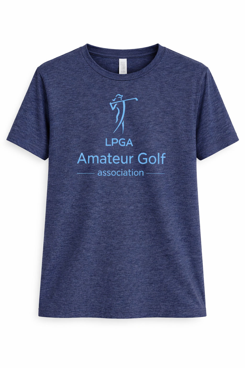 Indigo Navy Short Sleeve Triblend Tee Shirt