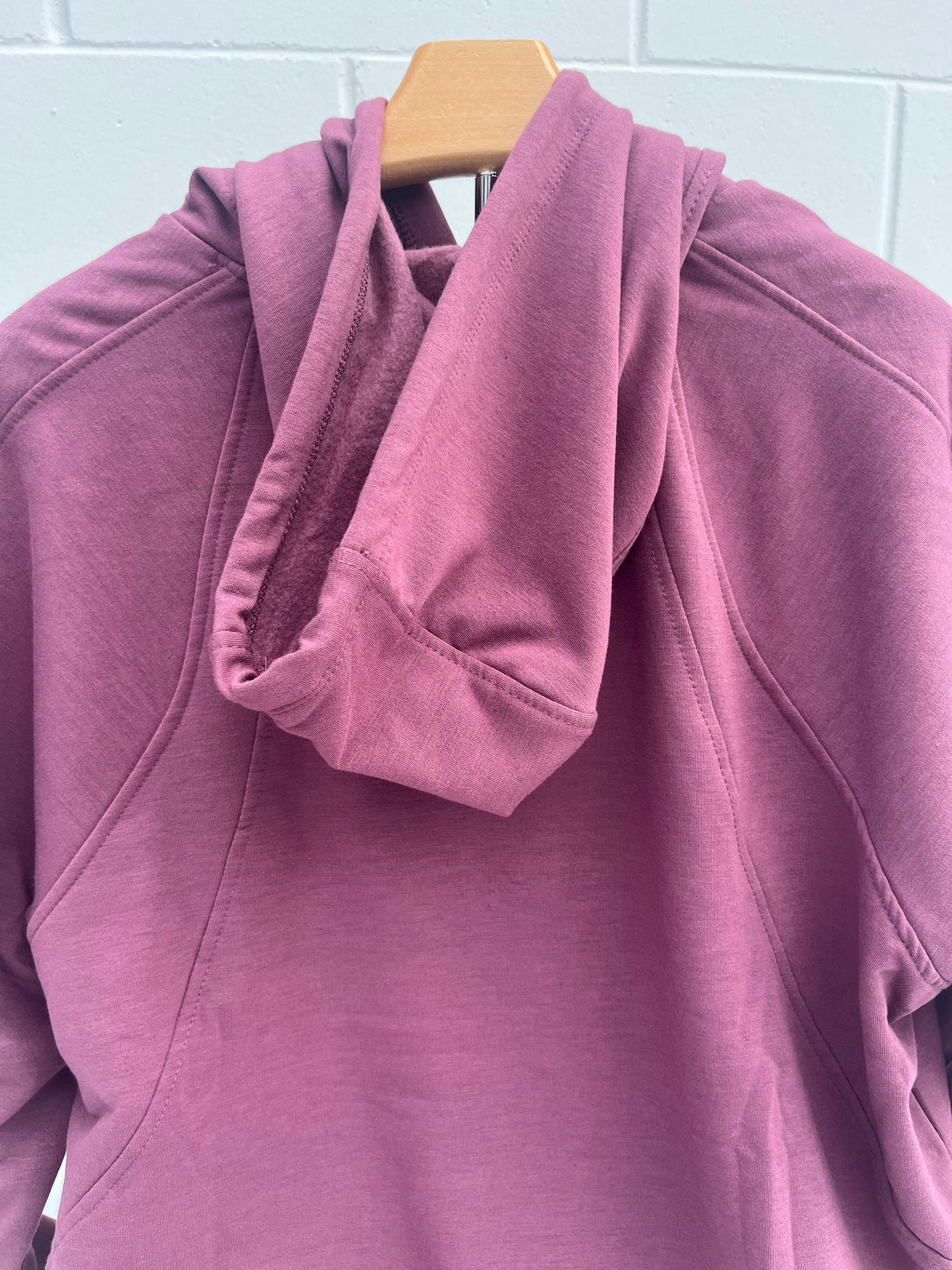 Warm Comfy Fleece Hoodie Burgandy