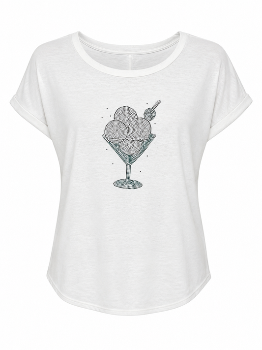 '26 - GOAT Martini Bling Tee Shirt