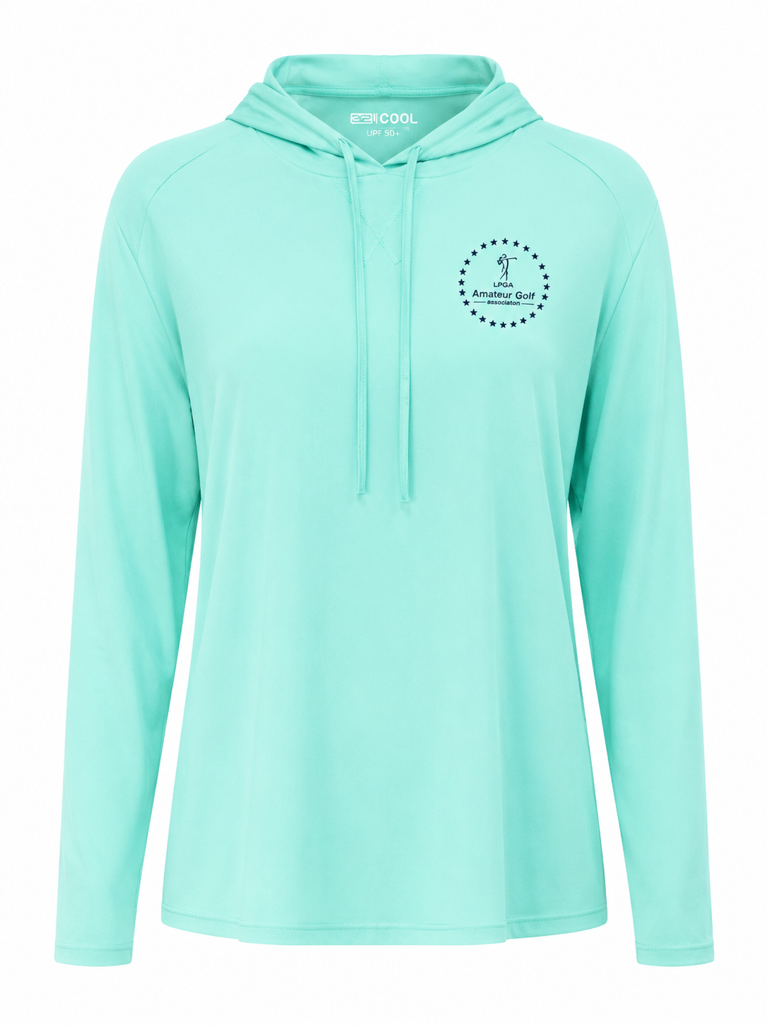 UPF 50+ Long Sleeve Hooded Tee Shirt - Mint