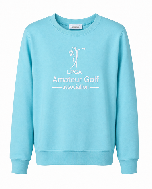 Crewneck Light Sweatshirt -Lake Blue