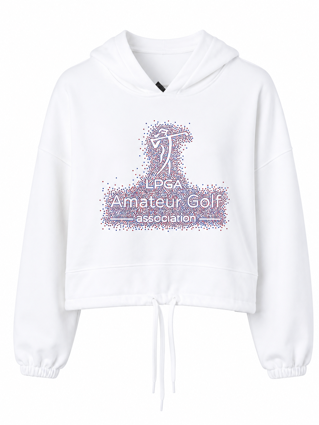 Hoodie - Oversized CROP RWB Bling