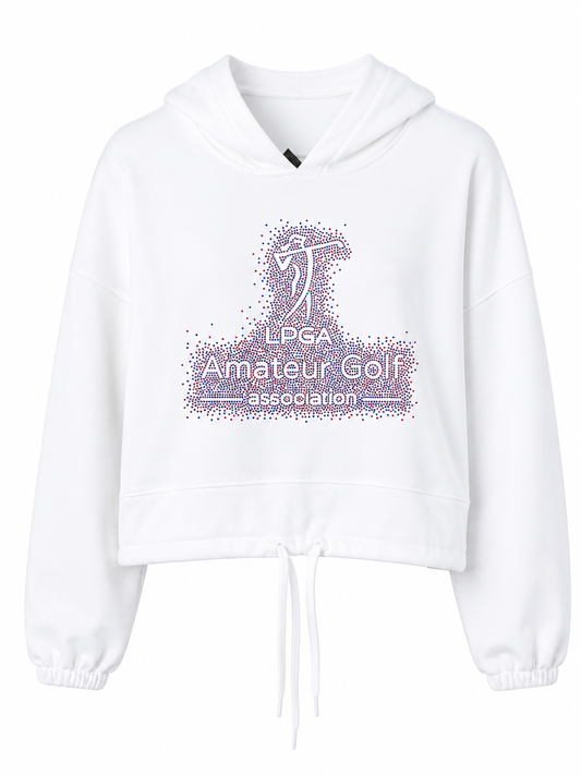 Hoodie - Oversized CROP RWB Bling