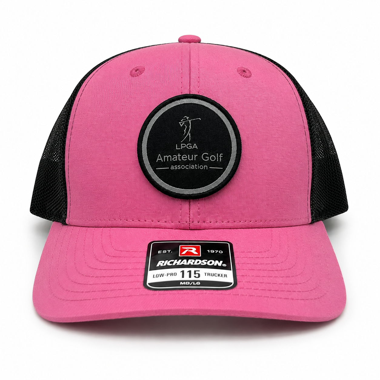 Hat- Low Pro Trucker Pink/Black