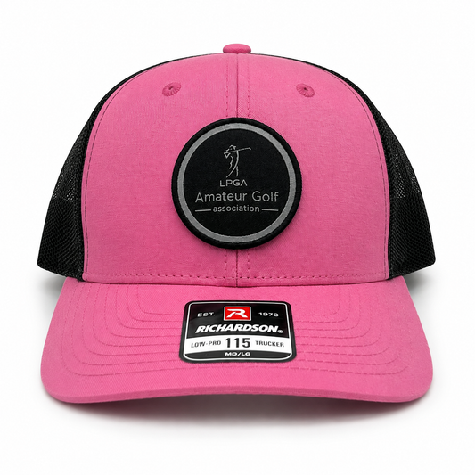 Hat- Low Pro Trucker Pink/Black