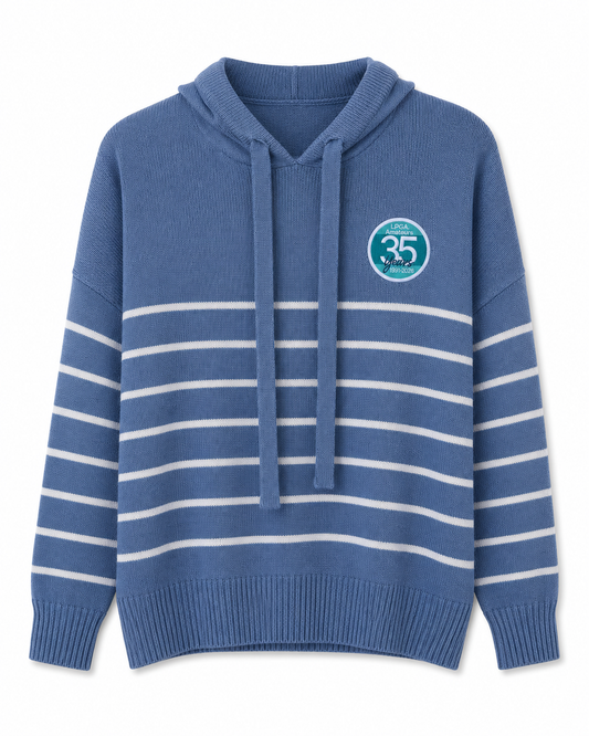35 Year Summer Sweater 35 Year Logo