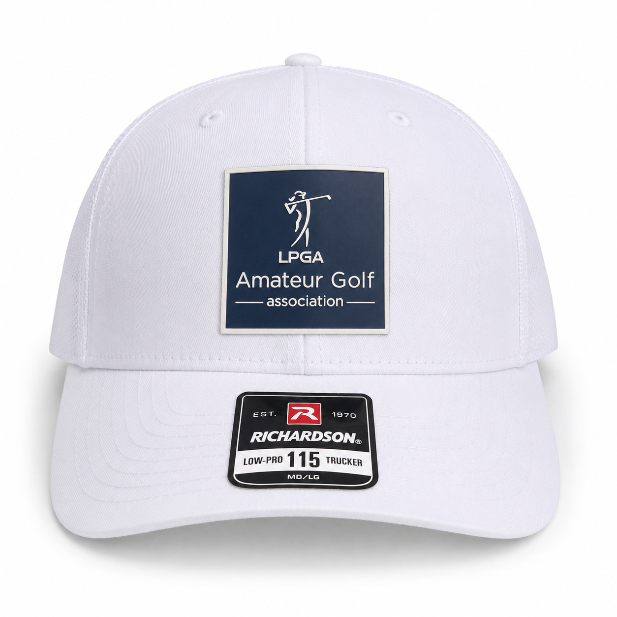 Hat- White Low Pro Trucker