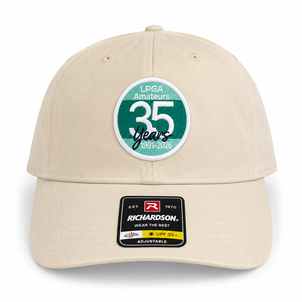 Hat -Performance Tan Embroidered Patch