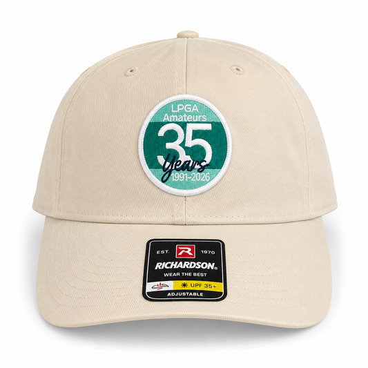 Hat -Performance Tan Embroidered Patch