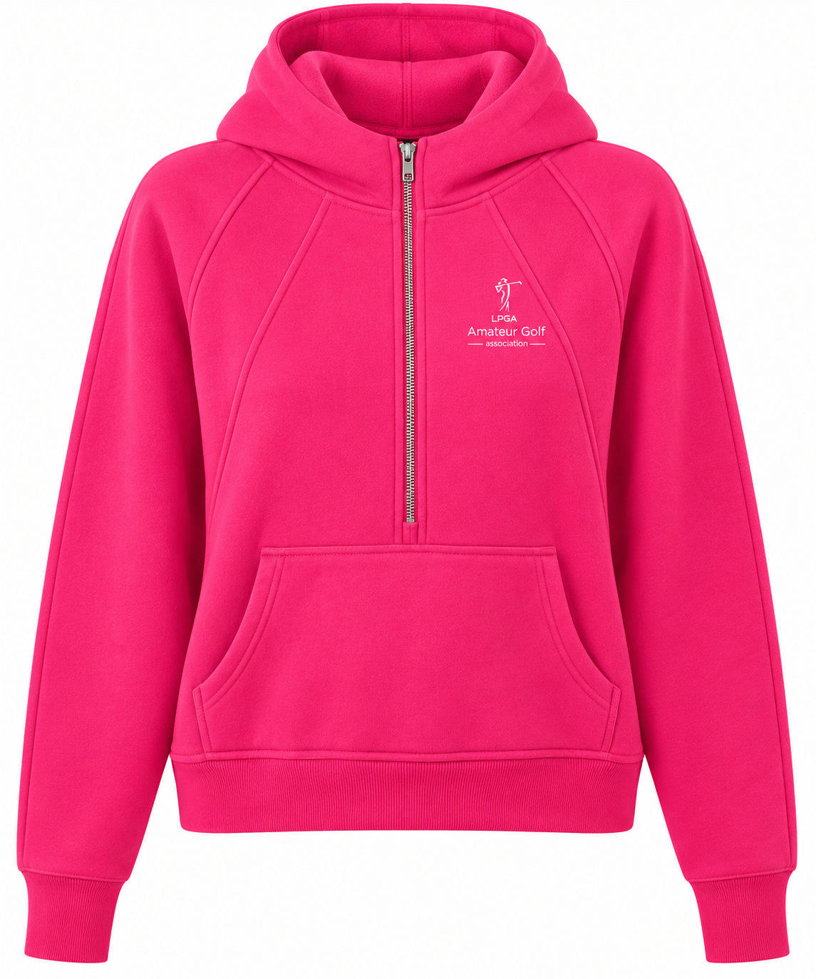 HOODIE - Cotton 1/4 Pink