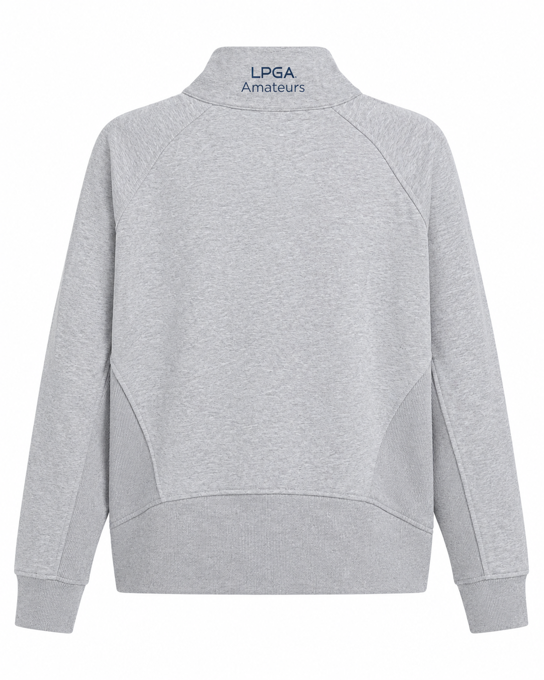 Zip 1/4 Sweatshirt - Grey AM Flag
