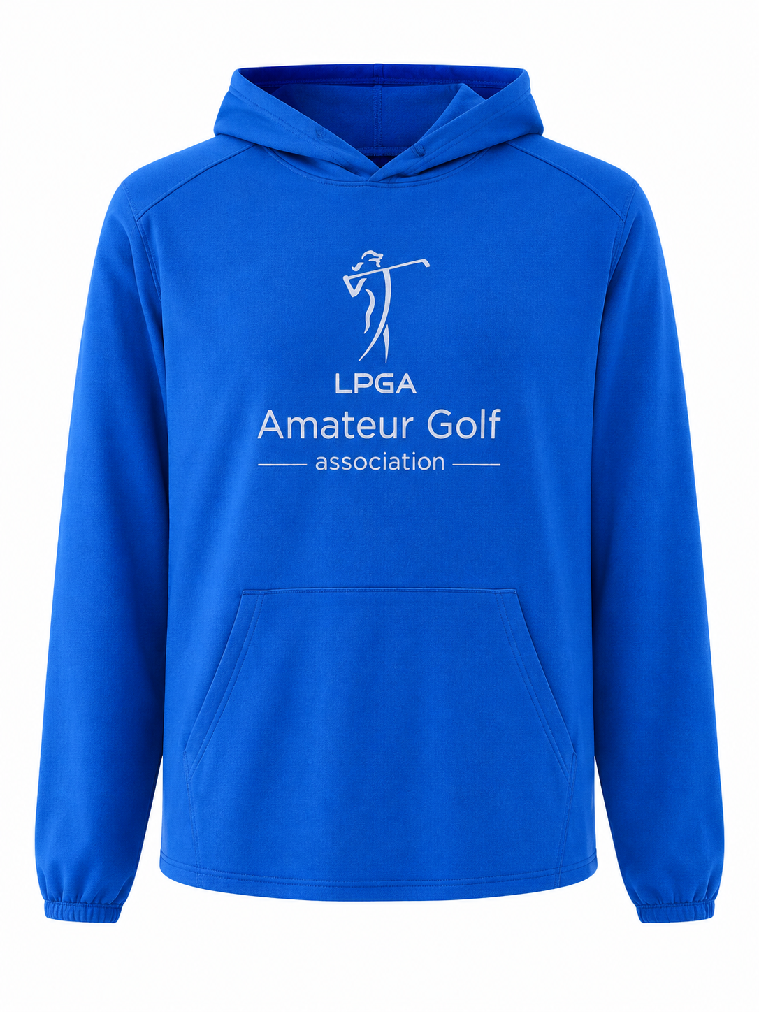 Hooded Sweatshirt Summer Weight - Royal Blue