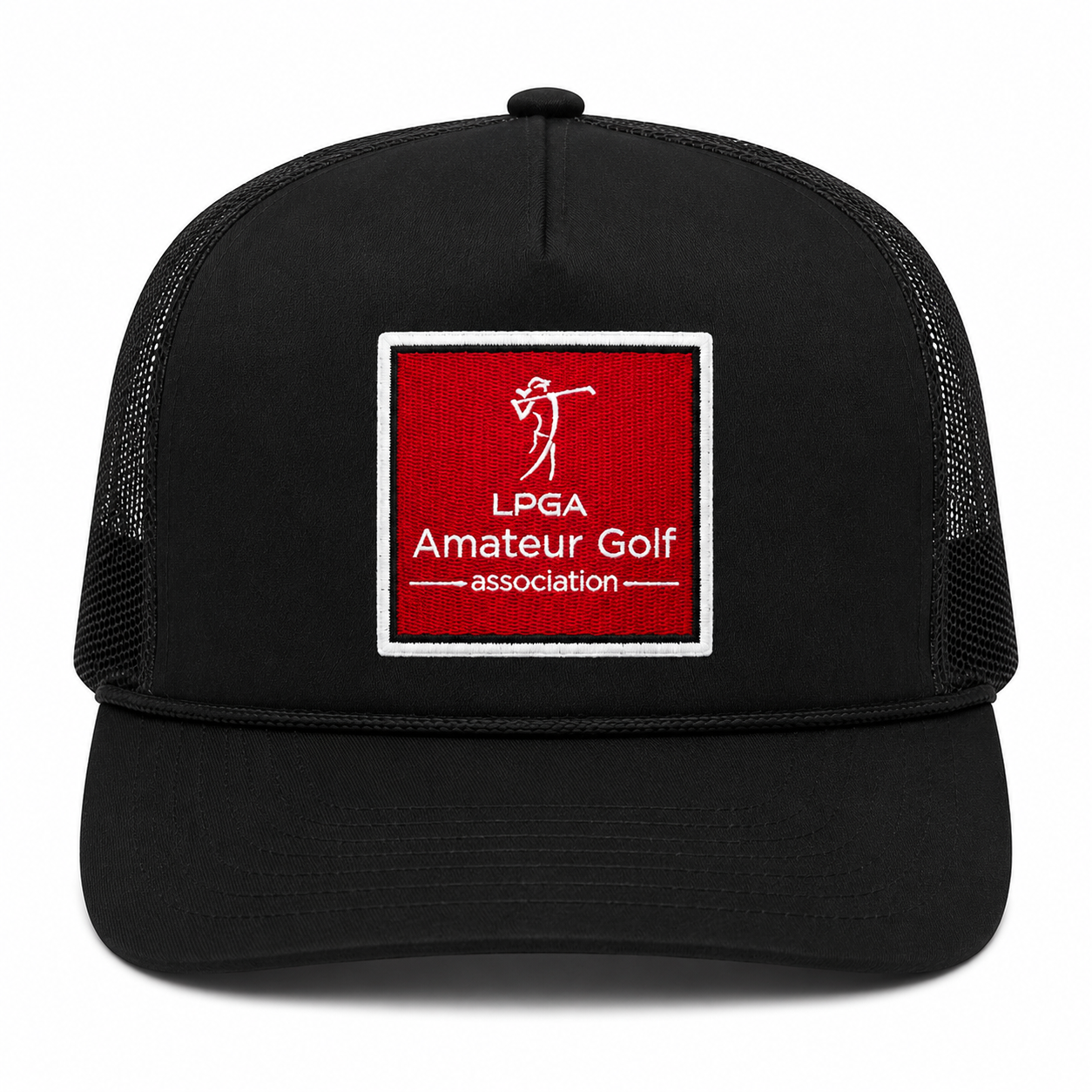 Hat- Trucker 113 Black with Red Logo