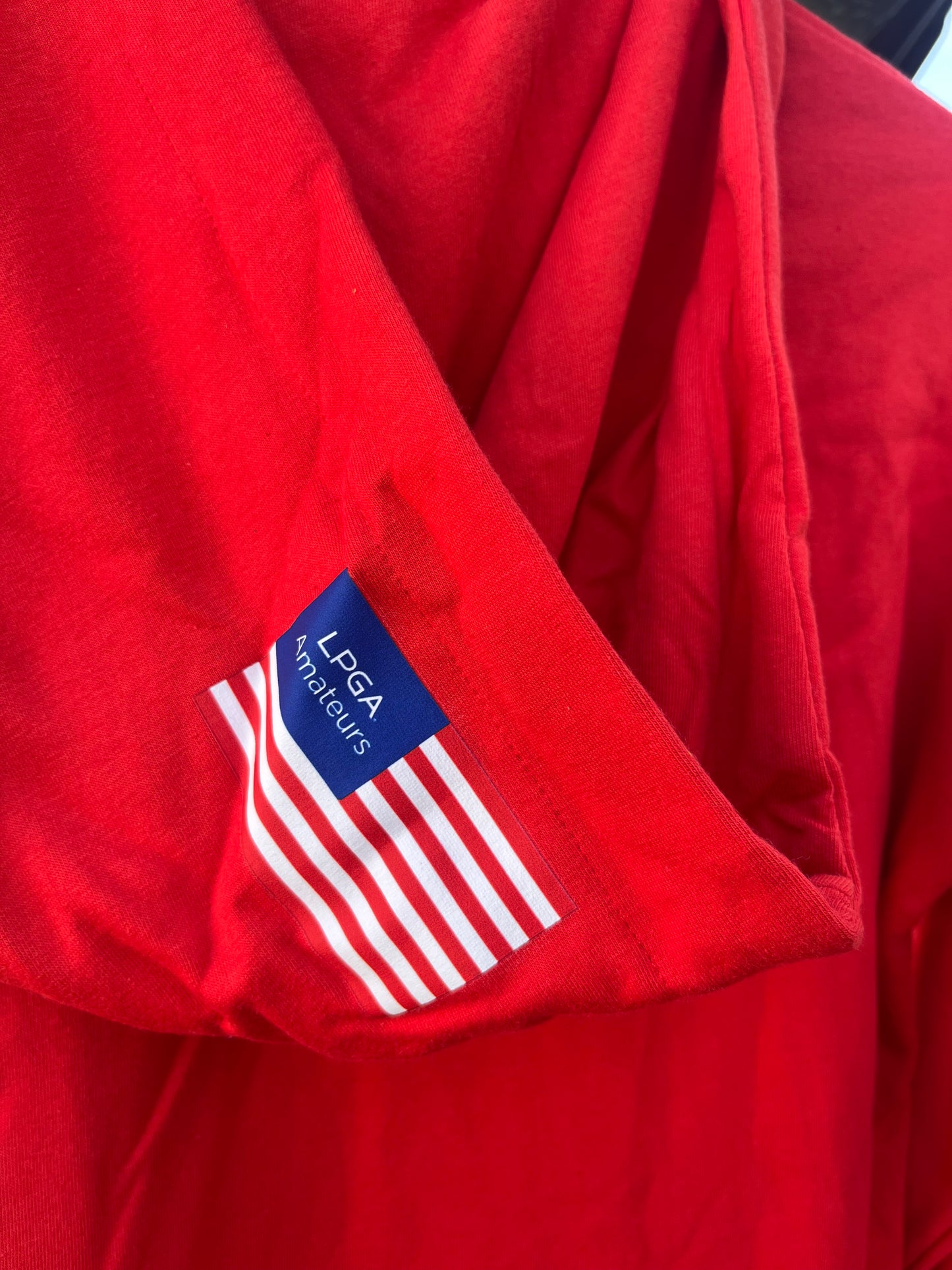 AMERICA Hoodie - Full Zip Red