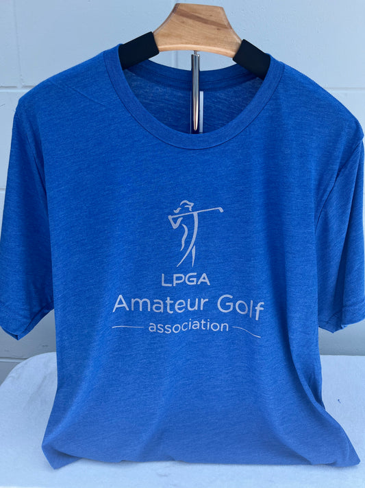 Blue "Royal" Short Sleeve Triblend Tee Shirt