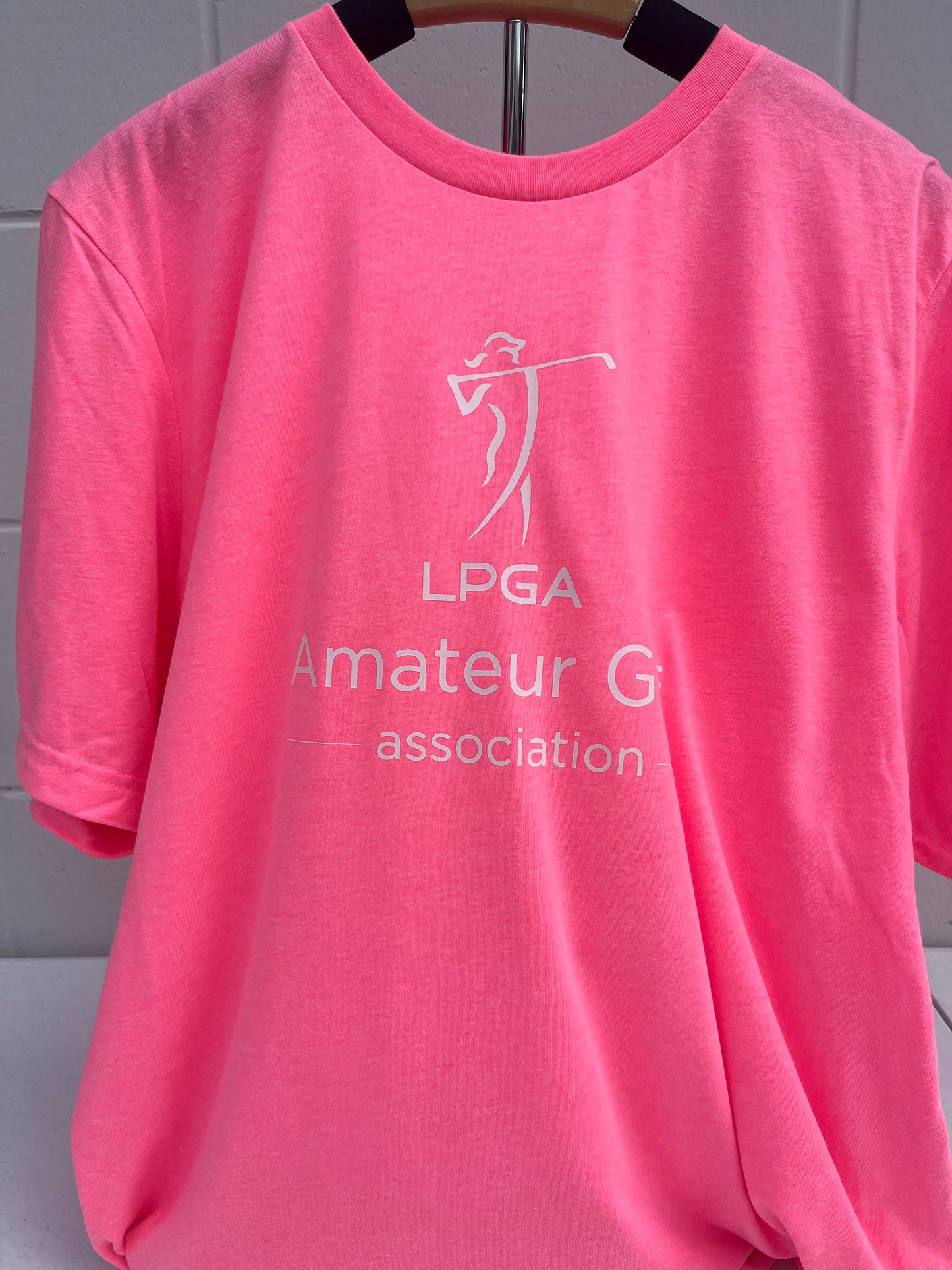 Hot Pink Short Sleeve 60/40 Tee Shirt