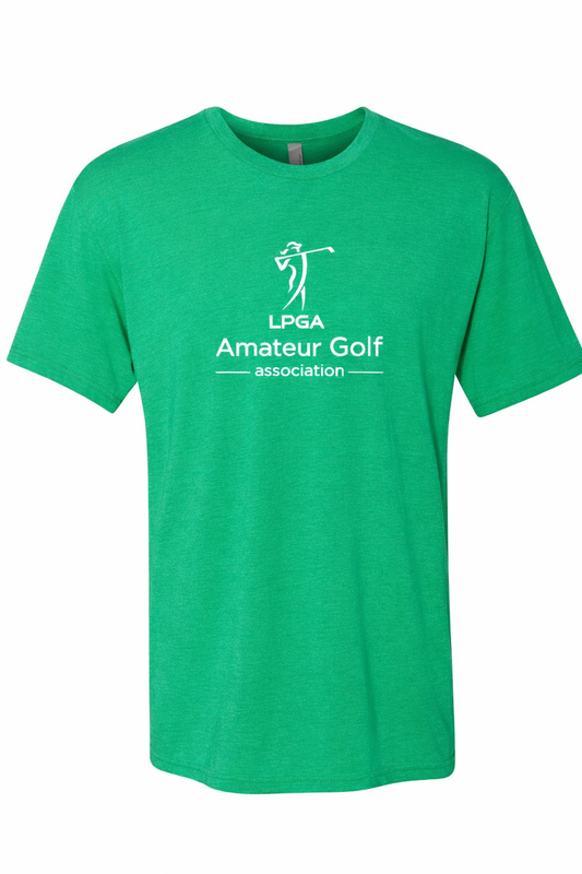 Green Short Sleeve Tri Blend Tee Shirt