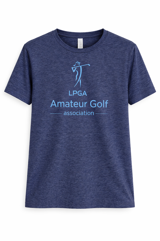 Indigo Navy Short Sleeve Triblend Tee Shirt