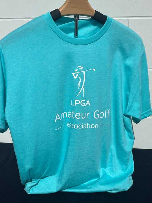 Nautical Aqua Tri Blend Short Sleeve Tee