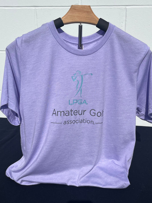 Lavender Short Sleeve Tri Blend Tee Shirt