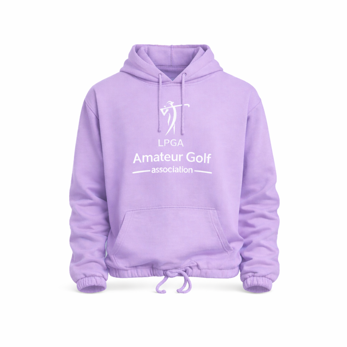 Oversized CROP Hoodie Lilac