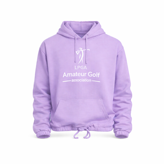 Oversized CROP Hoodie Lilac