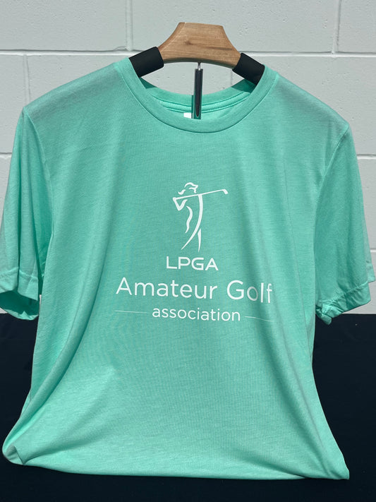 Mint Short Sleeve Tri Blend Tee Shirt